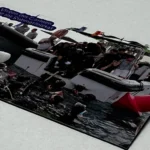 Imán de la Asociación Virgen del Carmen - Modelo barco