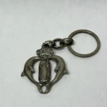 Llavero del escudo de la Asociación Ntra. Sra. del Carmen Patrona de los Submarinistas Malagueños en bronce