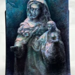 Lámina de la Virgen del Carmen de los Submarinistas - Cuadro de Antonio Montiel