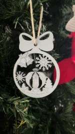 Bolas de navidad en madera - Imagen 4