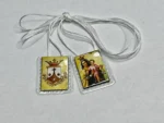 Escapulario de la Virgen del Carmen - Modelo escudo del Carmelo - Imagen 2