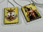 Escapulario de la Virgen del Carmen - Modelo escudo del Carmelo (3)